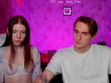 say_and_kiss from Chaturbate is Freechat